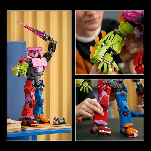 Byggelegetøj LEGO Fortnite 77078 Mecha Team Leader - 45 cm, 2.503 dele