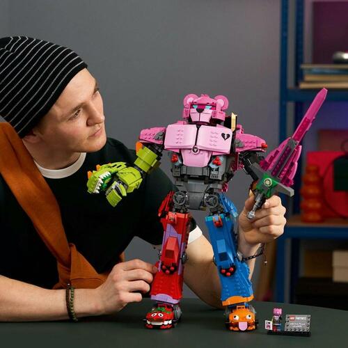 Byggelegetøj LEGO Fortnite 77078 Mecha Team Leader - 45 cm, 2.503 dele