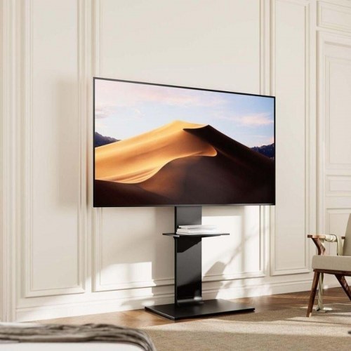 TV-stander gulv Aisens FT86TSE-399, justerbar, sort