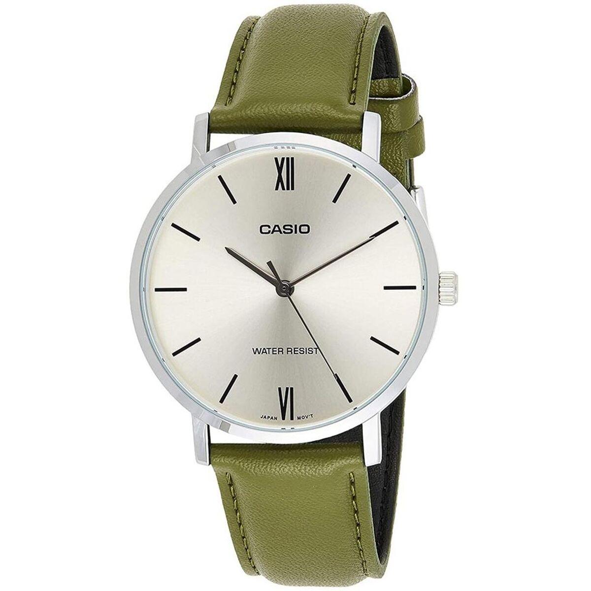 Herreur Casio Collection - grÃ¸nt lÃ¦der (Ã 40 mm)