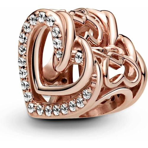 Charm til armbånd Pandora Sparkling Entwined Hearts - dame