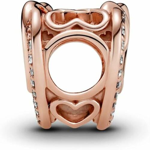 Charm til armbånd Pandora Sparkling Entwined Hearts - dame