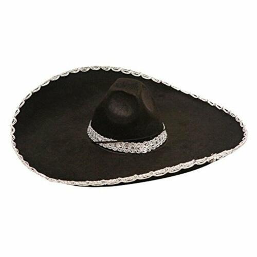 Sombrero hat - sort, str. 57 cm