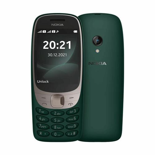 Mobiltelefon med trykknapper Nokia (grøn) 2,8" - 16 MB