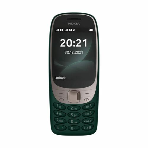 Mobiltelefon med trykknapper Nokia (grøn) 2,8" - 16 MB