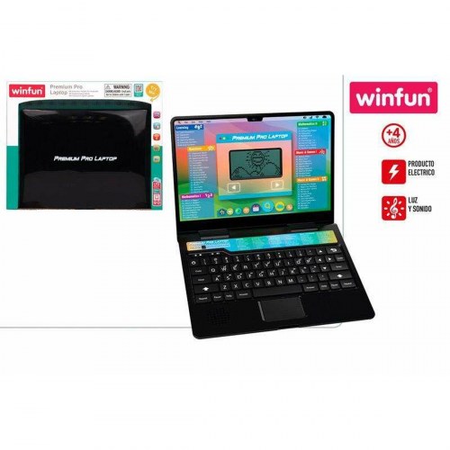 Børnecomputer - multifarvet bærbar legetøjscomputer (Spansk)