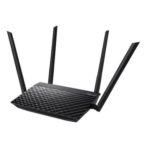 Wi-Fi router Asus RT-AC1200 v2 - 5 GHz, RJ45, sort