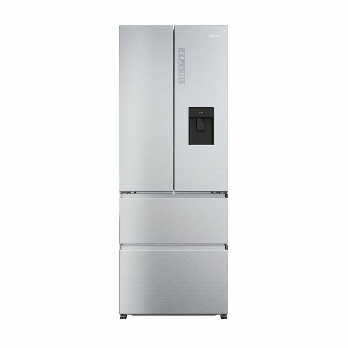 Køle-fryseskab Haier HFR5719EWMG 190 cm - sølv, fransk dør