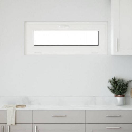 Kældervindue RISOR 110x40 cm tilt 2 ruder hvid
