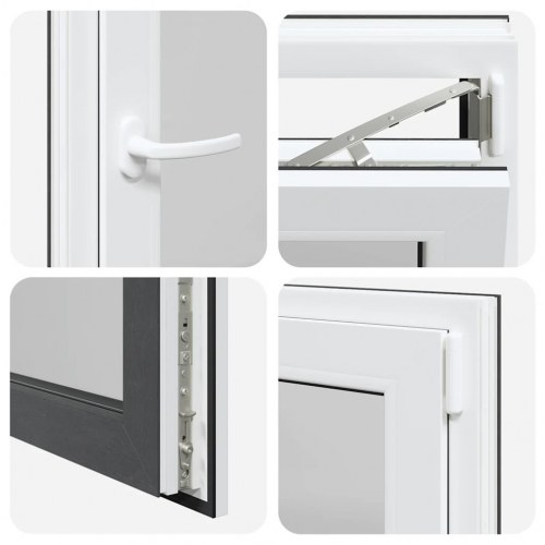 Kældervindue "RISOR" 60x100 cm dreje-kip DIN højre antracit