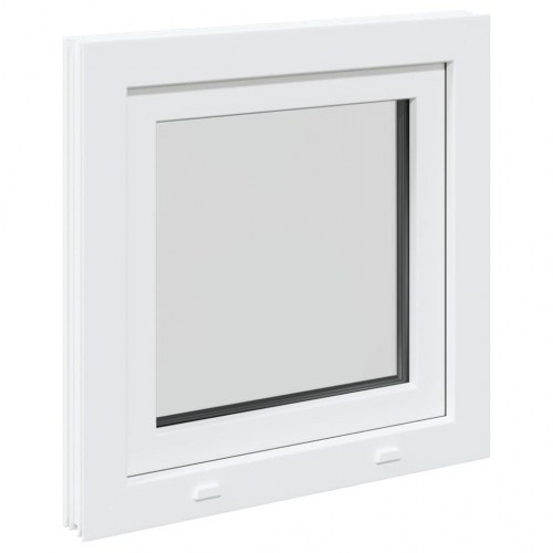 Kældervindue RISOR 60x60 cm Tilt&Drej DIN venstre hvid
