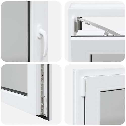 Kældervindue RISOR 110x60 cm Tilt&Drej DIN venstre hvid