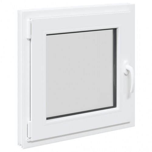 Kældervindue RISOR 60x60 cm Tilt&Drej DIN venstre hvid