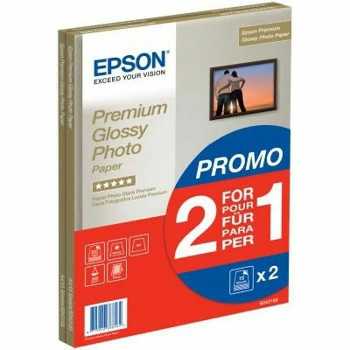 Fotopapir glossy Epson A4 - Premium Glossy, 2 x 15 ark