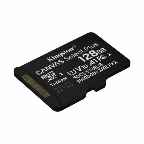 MicroSD-hukommelseskort Kingston 128 GB med SD-adapter