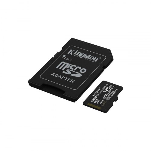 MicroSD-hukommelseskort Kingston 128 GB med SD-adapter