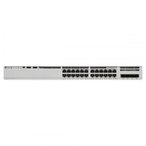 Netværksswitch Cisco C9200L-24T-4X-E - 24 porte, grå