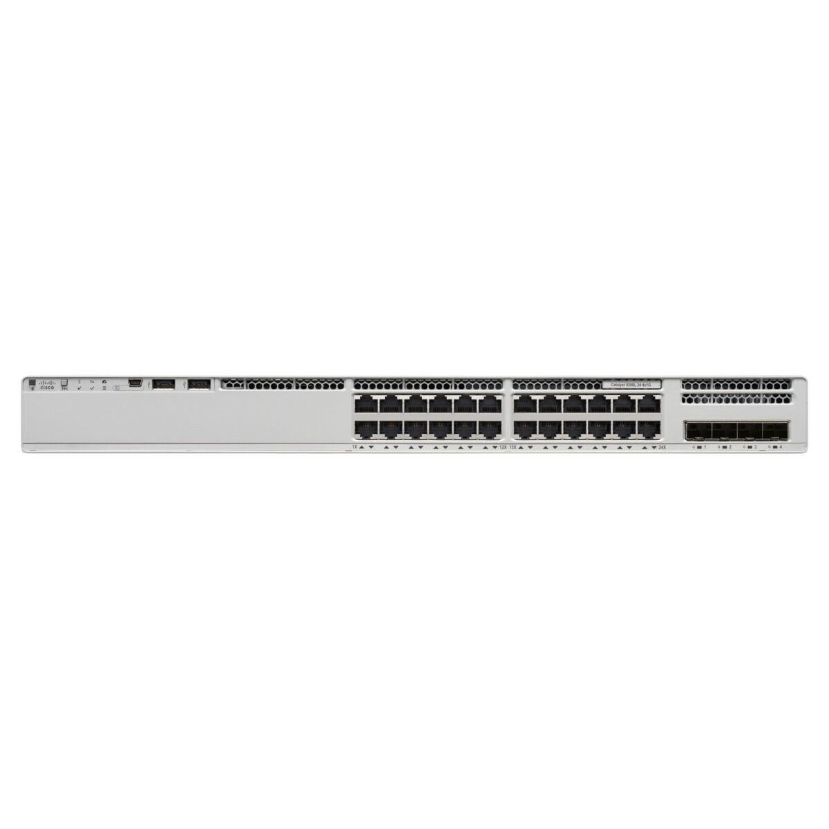 Netværksswitch Cisco C9200L-24T-4X-E - 24 porte, grå