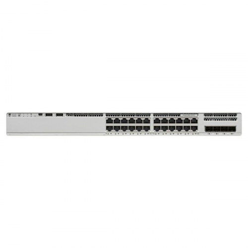 Netværksswitch Cisco C9200L-24T-4X-E - 24 porte, grå