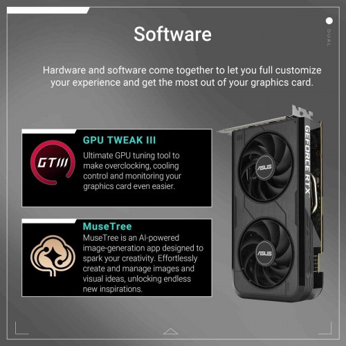 Grafikkort Asus GeForce RTX 5050 8 GB GDDR6 (Dual, OC)