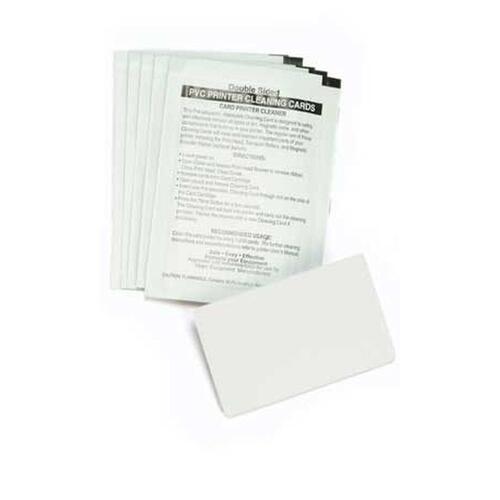 Rengøringskort til kortprinter - Zebra 104531-001 (hvid)