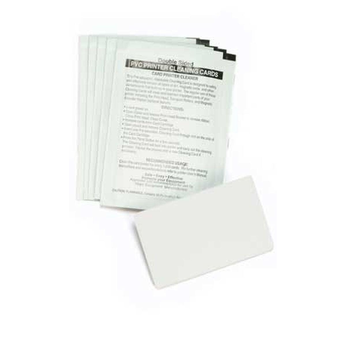 Rengøringskort til kortprinter - Zebra 104531-001 (hvid)