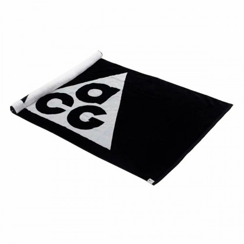 Svømmehåndklæde Nike ACG - hvid/sort 145 × 80 cm