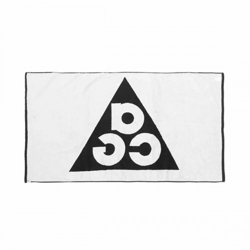Svømmehåndklæde Nike ACG - hvid/sort 145 × 80 cm
