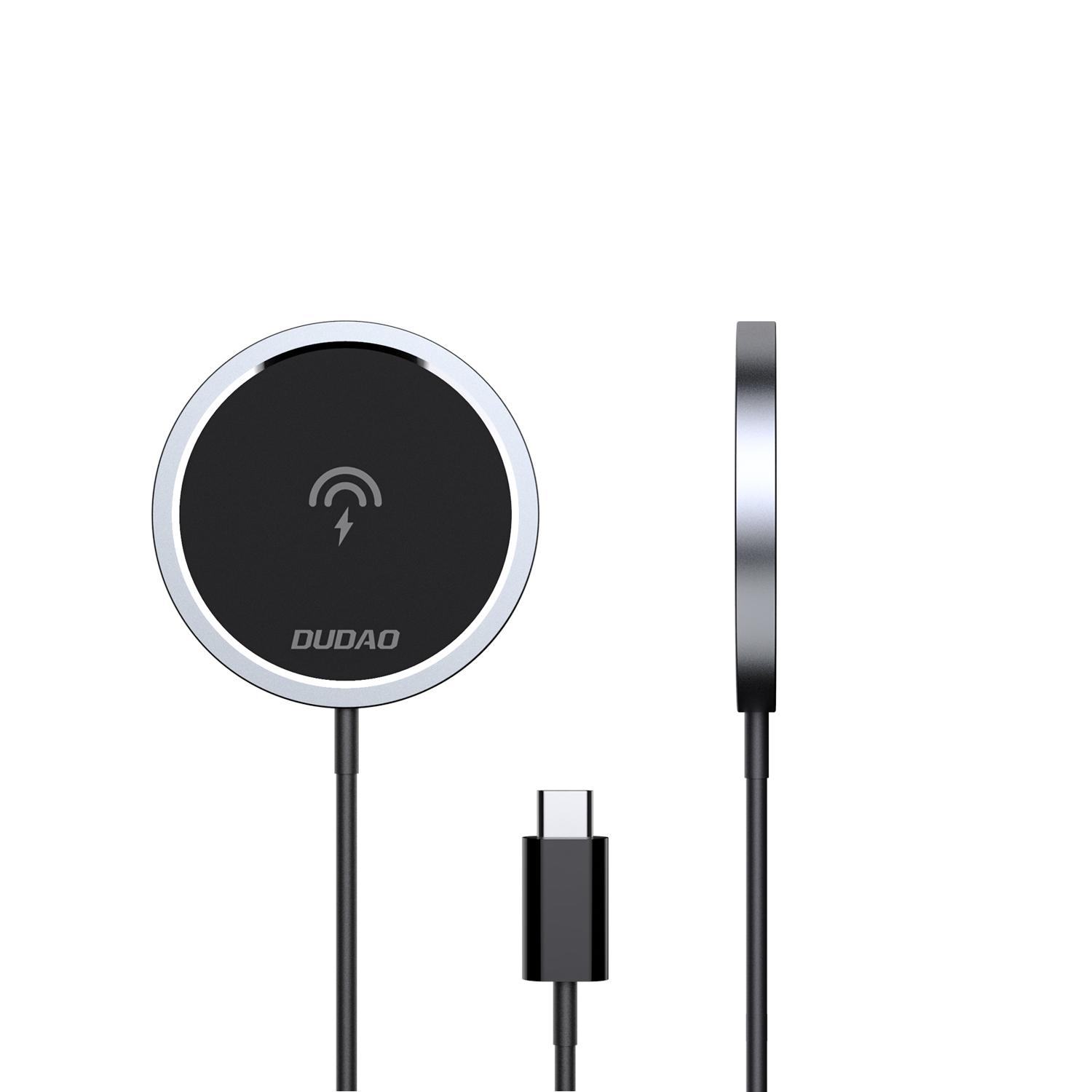 TrÃ¥dlÃ¸s MagSafe oplader 15W - Dudao A12XS (sort)