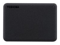 Ekstern harddisk Toshiba Canvio Advance 2 TB, 2,5", USB 3.2 Gen 1 (sort)