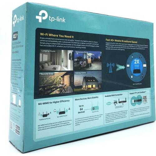 WiFi router TP-Link Archer MR600 4G Cat6 AC1200 Dual Band