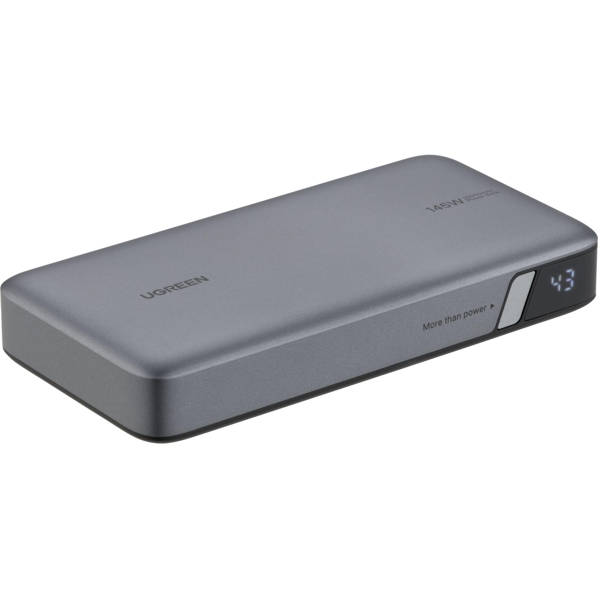 Powerbank 145 W hurtigopladning - Ugreen 25.000 mAh (grå) billede