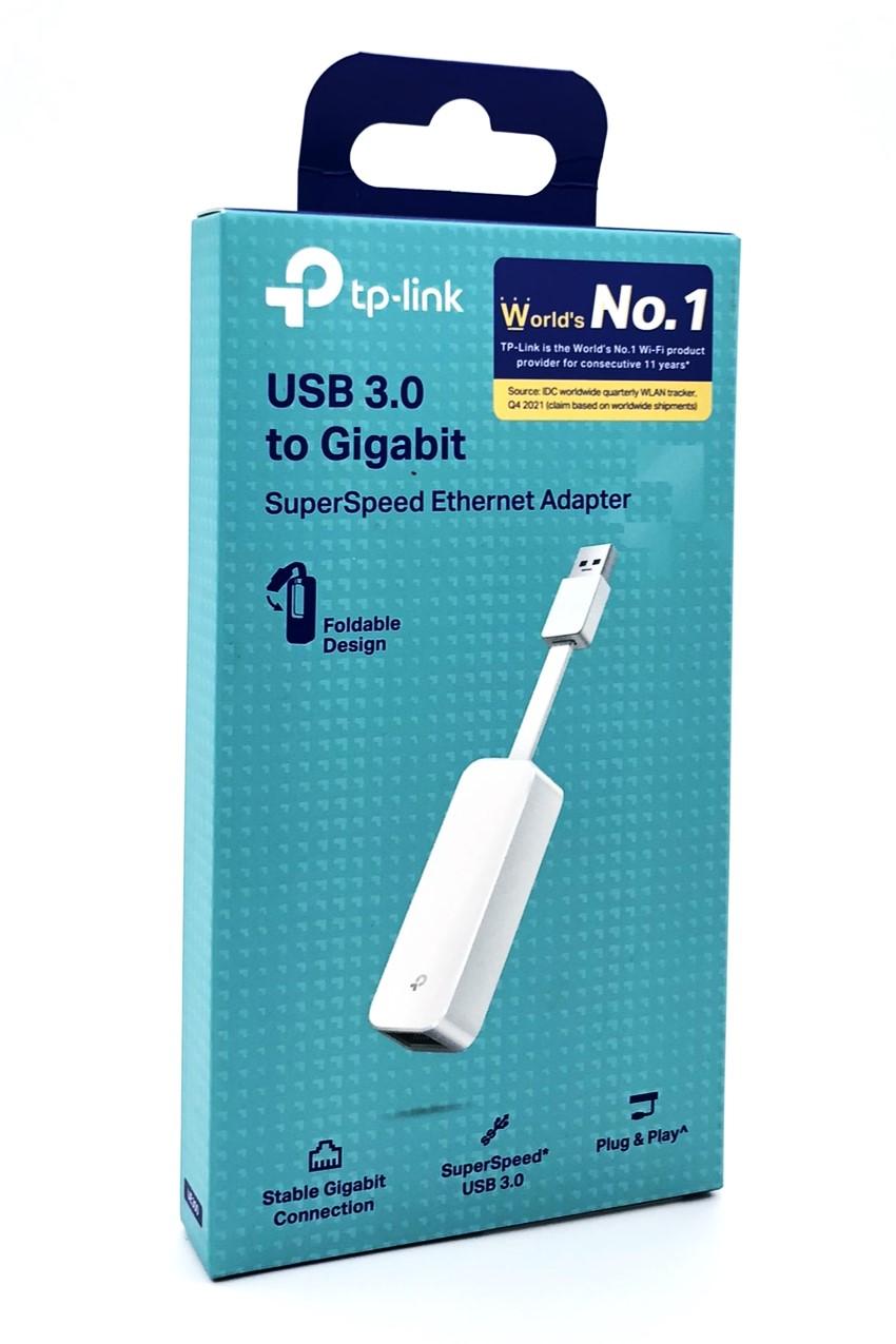 USB netværksadapter TP-Link UE300 - USB 3.0 til Gigabit Ethernet (1 Gbps) billede