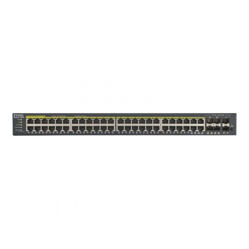 Netværksswitch Zyxel GS1920-48HPv2 – 48x Gigabit PoE+