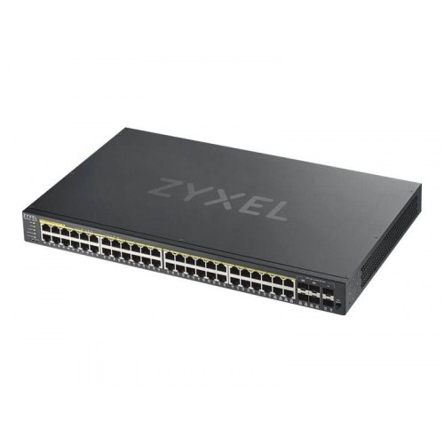 Netværksswitch Zyxel GS1920-48HPv2 – 48x Gigabit PoE+