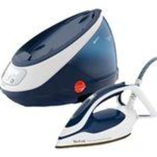 Dampstation strygejern Tefal Pro Express Protect GV9221 – 2.600 W, hvid/blå