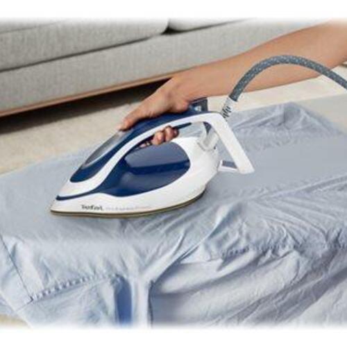 Dampstation strygejern Tefal Pro Express Protect GV9221 – 2.600 W, hvid/blå