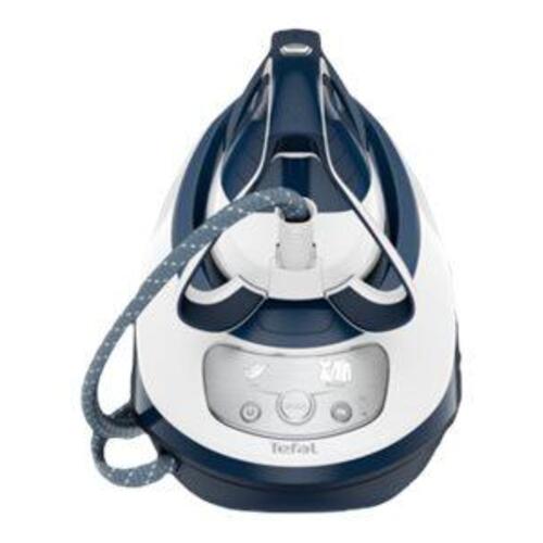 Dampstation strygejern Tefal Pro Express Protect GV9221 – 2.600 W, hvid/blå