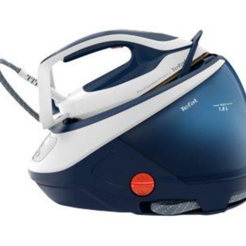 Dampstation strygejern Tefal Pro Express Protect GV9221 – 2.600 W, hvid/blå