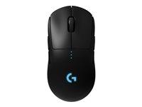 Gaming mus Logitech G Pro, optisk, trådløs, sort