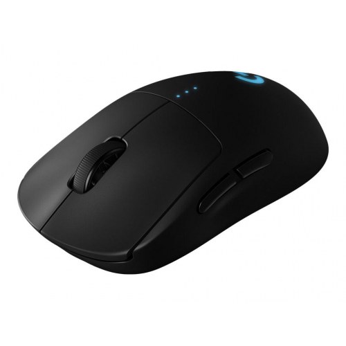 Gaming mus Logitech G Pro, optisk, trådløs, sort