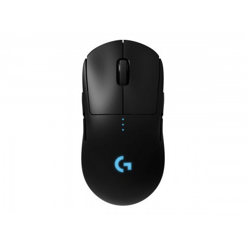 Gaming mus Logitech G Pro, optisk, trådløs, sort