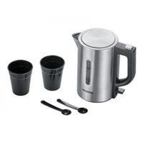 Elkedel mini 0,5 l – Severin WK 3647, børstet stål/sort