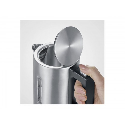 Elkedel mini 0,5 l – Severin WK 3647, børstet stål/sort