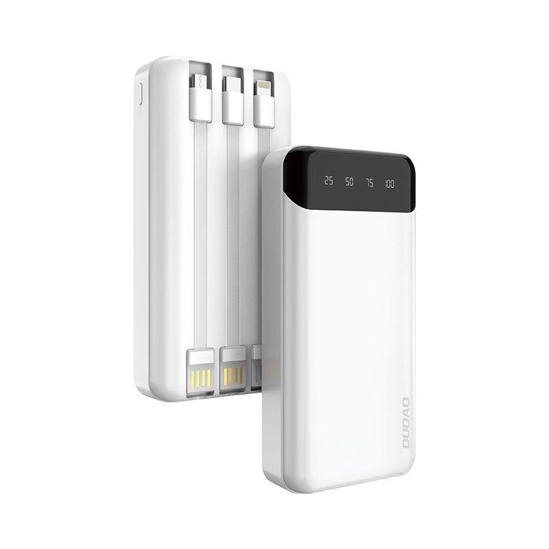 Powerbank Dudao K6Pro+ 20.000 mAh 10 W - hvid billede