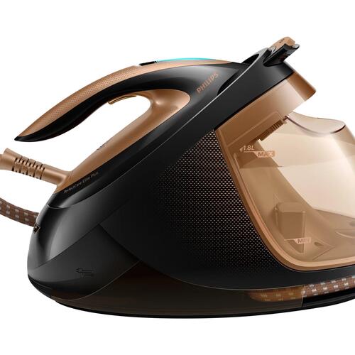 Dampstation strygejern Philips PerfectCare Elite Plus GC9682, 2.700 W – sort/brun