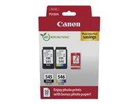 Blækpatroner Canon PG-545/CL-546 Value Pack med fotopapir billede