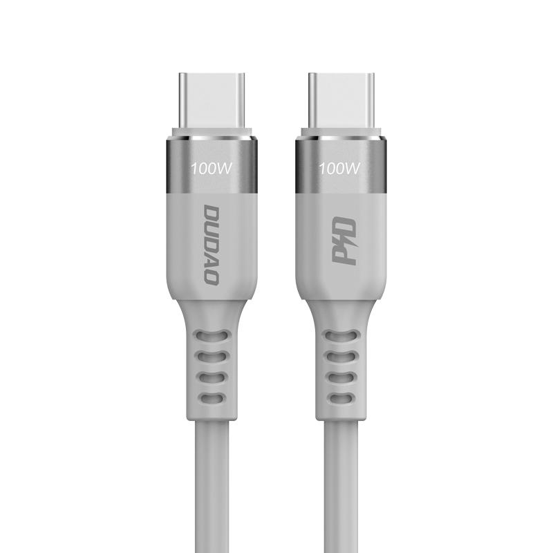 USB-C kabel 100 W PD 1 m - Dudao L5CMAX, grå billede