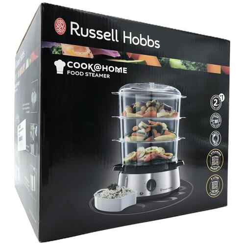 Dampkoger – Russell Hobbs Cook@Home, 9 liter, børstet rustfrit stål