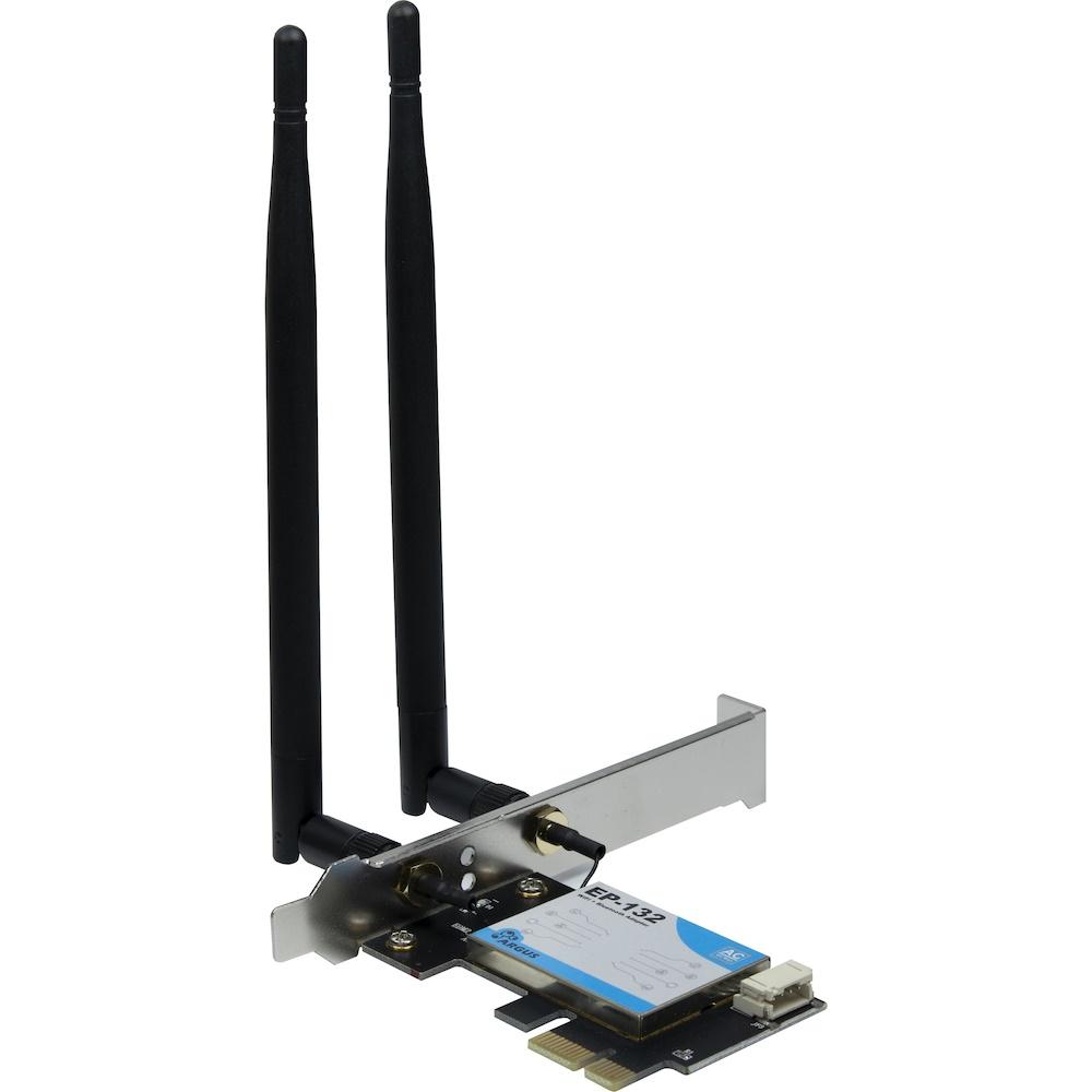 Trådløst netværkskort Inter-Tech Argus EP-132 PCIe Wi?Fi 5 + Bluetooth 4.2 billede